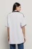 T-shirt scollo a v • Bianco
