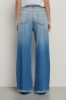 Pantalone maxi palazzo con coulisse • Blu