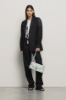 Reg shoulder strap con lucchetto logato • Verde acqua