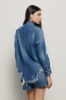 Camicione con rotture • Blu