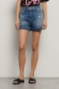 Short carry over con morsetti • Blu