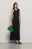 Reg hand bag in vernice con maxi patch double g • Verde
