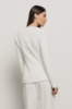 Giacca doppiopetto sfiancata in cady • Gesso