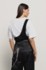 T-shirt crop con dettaglio monospalla • Bianco