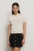 Pullover regular manica corta • Off white