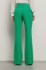 Pantalone a trombetta in cady • Verde