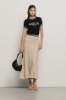 Gonna midi in maglia lurex • Deserto