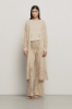 Cardigan lungo in maglia lurex • Deserto