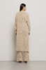 Cardigan lungo in maglia lurex • Deserto