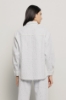 Giacca camicia strass all over • Off white