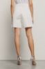 Short over loose fit con catene strass • Off white