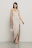 Mini shoulder strap con logo in metallo e logo catena su tracolla • Bianco