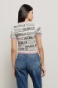 T-shirt logo • Madreperla-fucsia