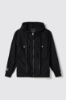 Giubbino over in nylon • Nero