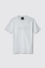 T-shirt in jersey girocollo con applicazione embossing • Azzurro ghiaccio