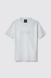 T-shirt in jersey girocollo con applicazione embossing • Azzurro ghiaccio