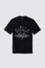 T-shirt fit. basic con stampa • Nero