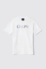 T-shirt in jersey girocollo con ricamo • Bianco