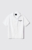 Camicia manica corta in cotone • Bianco