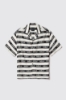 Camicia mezza manica basica stampata in viscosa • Logo allover