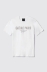 T-shirt in jersey girocollo con stampa • Bianco