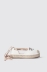 Espadrillas bassa in canvas con ricamo e gros stampato • Bianco