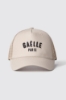 Cappello trucker con rete e ricamo • Sabbia