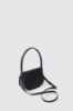 Reg shoulder strap con catena e maxi g con strass • Nero