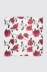 Foulard stampato allover • Rosso