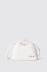 Regular hand bag con logo in metallo • Bianco