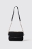 Reg shoulder strap jacquard con logo in metallo • Nero