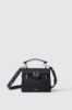 Reg shoulder strap con logo e applicazione g in metallo • Nero