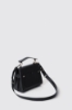 Reg shoulder strap con logo e applicazione g in metallo • Nero