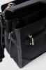 Reg shoulder strap con logo e applicazione g in metallo • Nero