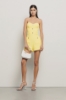 Tutina scollo a cuore in cady • Giallo
