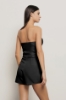 Tutina scollo a cuore in cady • Nero