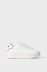 Immagine di Sneakers addict in action leather con rubber patch • Bianco