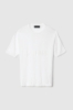 Immagine di T-shirt in maglieria con logo • Bianco