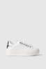 Sneakers addict in action leather con strass • Oro
