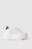 Sneakers addict plateau con logo sulla suola • Nero
