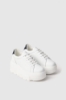 Sneakers addict plateau con logo sulla suola • Nero