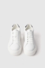 Sneakers addict plateau con logo sulla suola • Nero