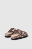 Sandalo 2 fasce con stampa animalier • Animalier beige