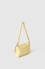 Mini shoulder strap con matelasse' e logo chiusura girello • Giallo