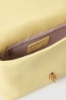 Mini shoulder strap con matelasse' e logo chiusura girello • Giallo