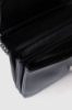 Mini shoulder strap con double g a girello • Nero