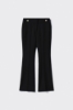 Pantalone a trombetta in cady • Nero