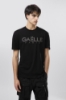 Picture of Crew-neck jersey T-shirt with studs • Black