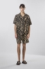 Picture of Basic half-sleeved shirt printed in viscose • Macula