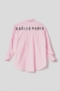 Picture of Oversized stick poplin shirt • Orchid pink